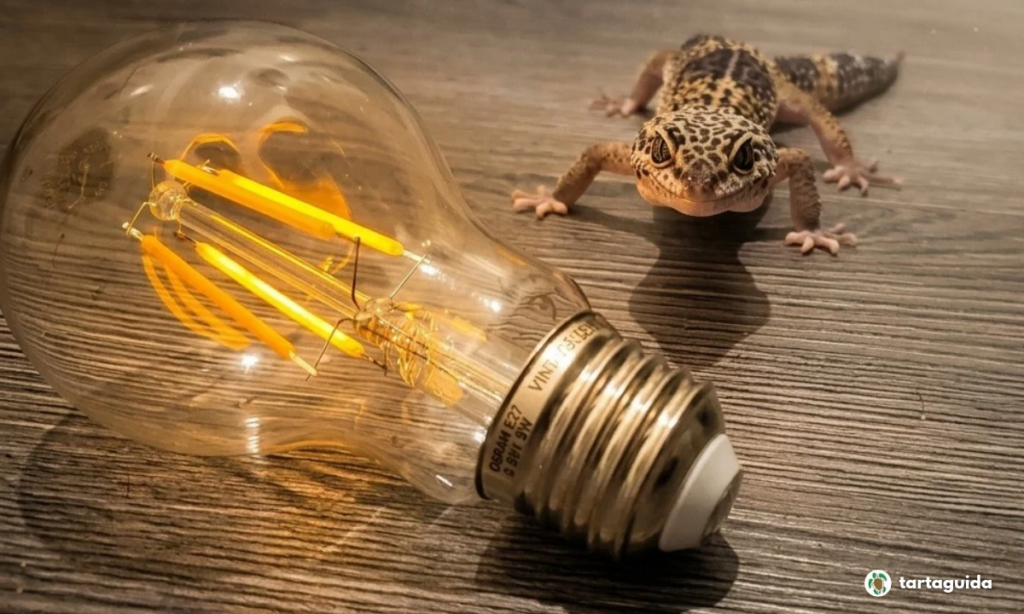 La lampada uva/uvb è obbligatoria per i gechi in terrario?